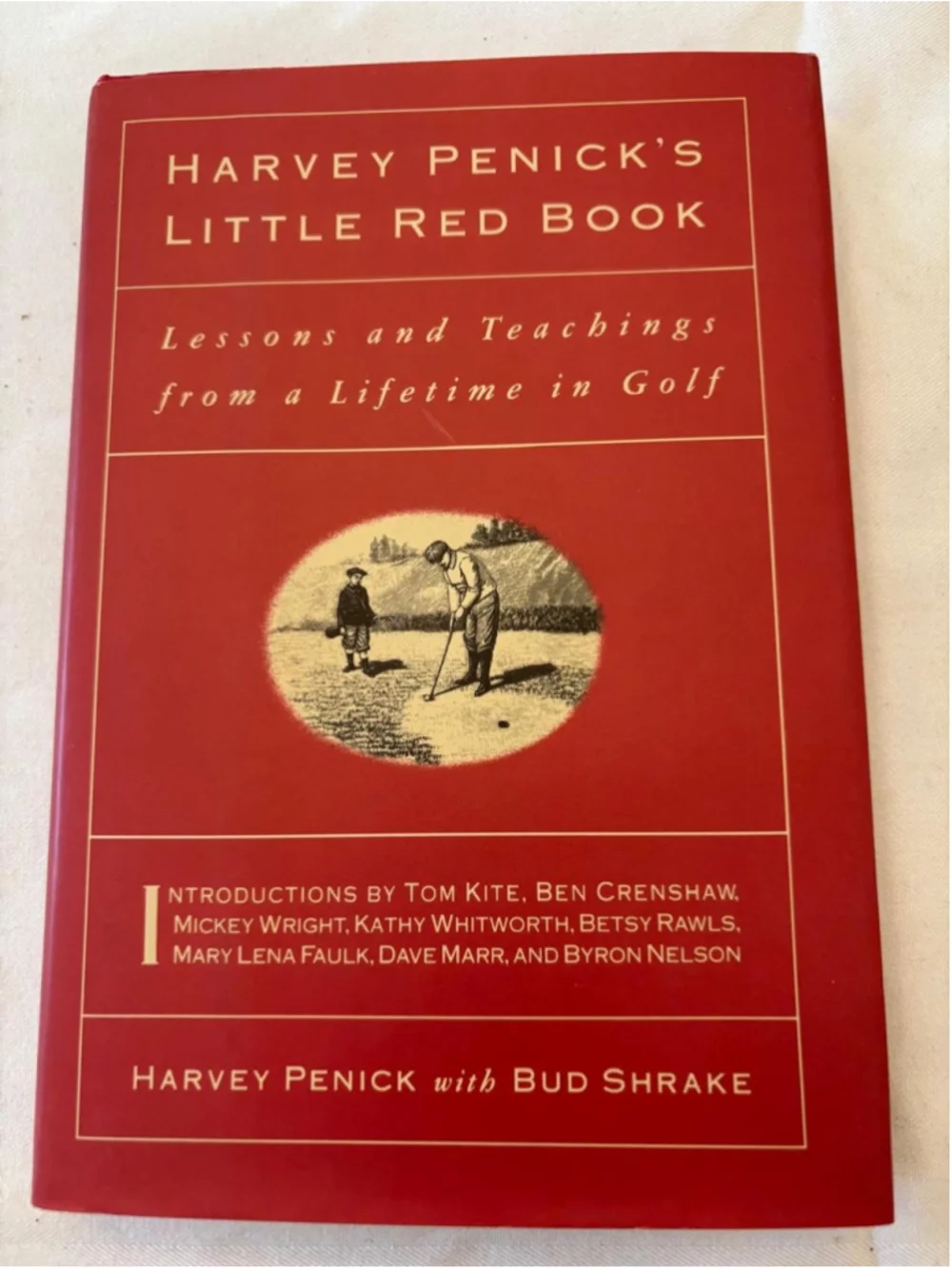 Harvey Penick's Little Red Book Golf Lessons Coffee Table Book One Size Red #E95